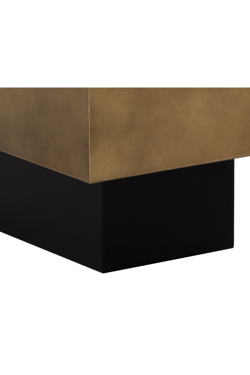 Modern European furniture - Rectangular Brass Side Table - www.oroa.com | Oroa.com