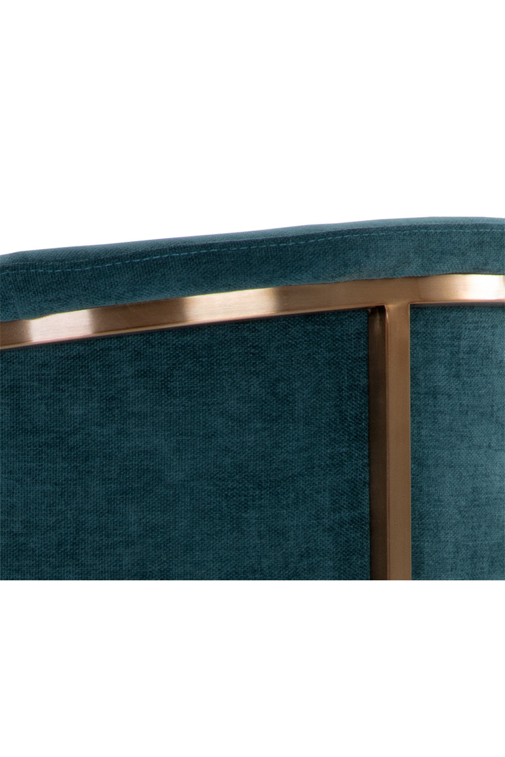 Modern European furniture - Teal Fabric Cantilevered Dining Chair - www.oroa.com | Oroa.com