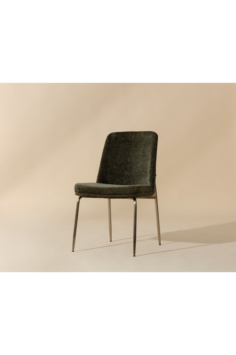 Modern European furniture - Green Fabric Dining Chairs (2) - www.oroa.com | Oroa.com