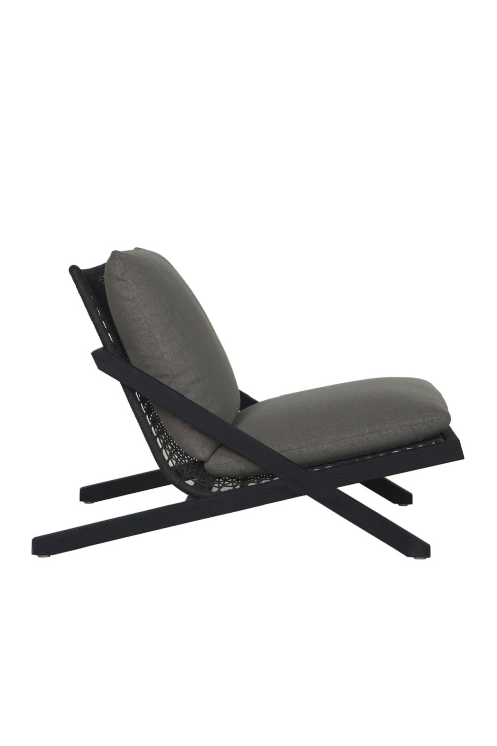 Modern European furniture - Teak Framed Indoor/Outdoor Lounge Chair - www.oroa.com | Oroa.com