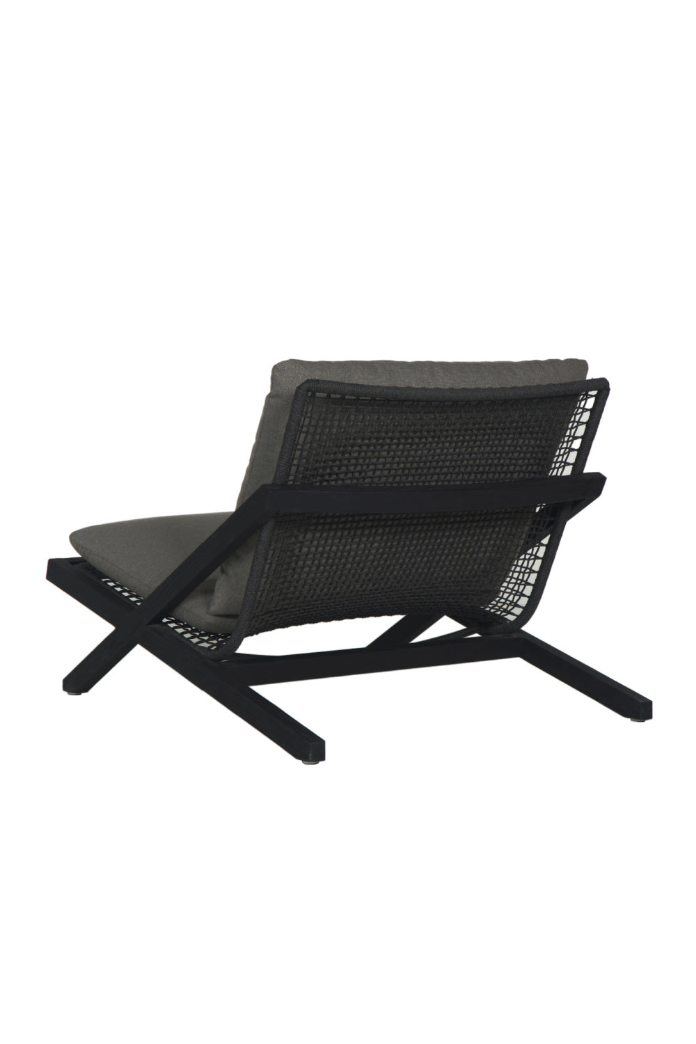 Modern European furniture - Teak Framed Indoor/Outdoor Lounge Chair - www.oroa.com | Oroa.com