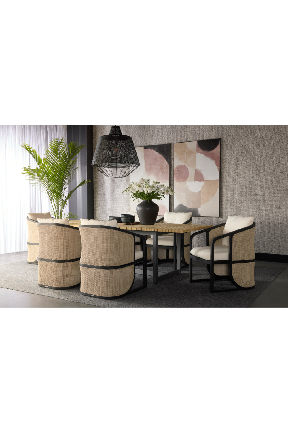 Modern European furniture - Teak Indoor/Outdoor Extendable Dining Table - www.oroa.com | Oroa.com