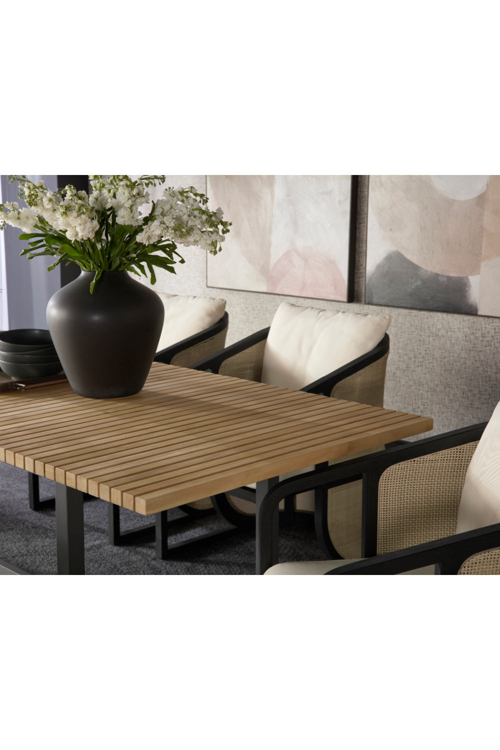 Modern European furniture - Teak Indoor/Outdoor Extendable Dining Table - www.oroa.com | Oroa.com