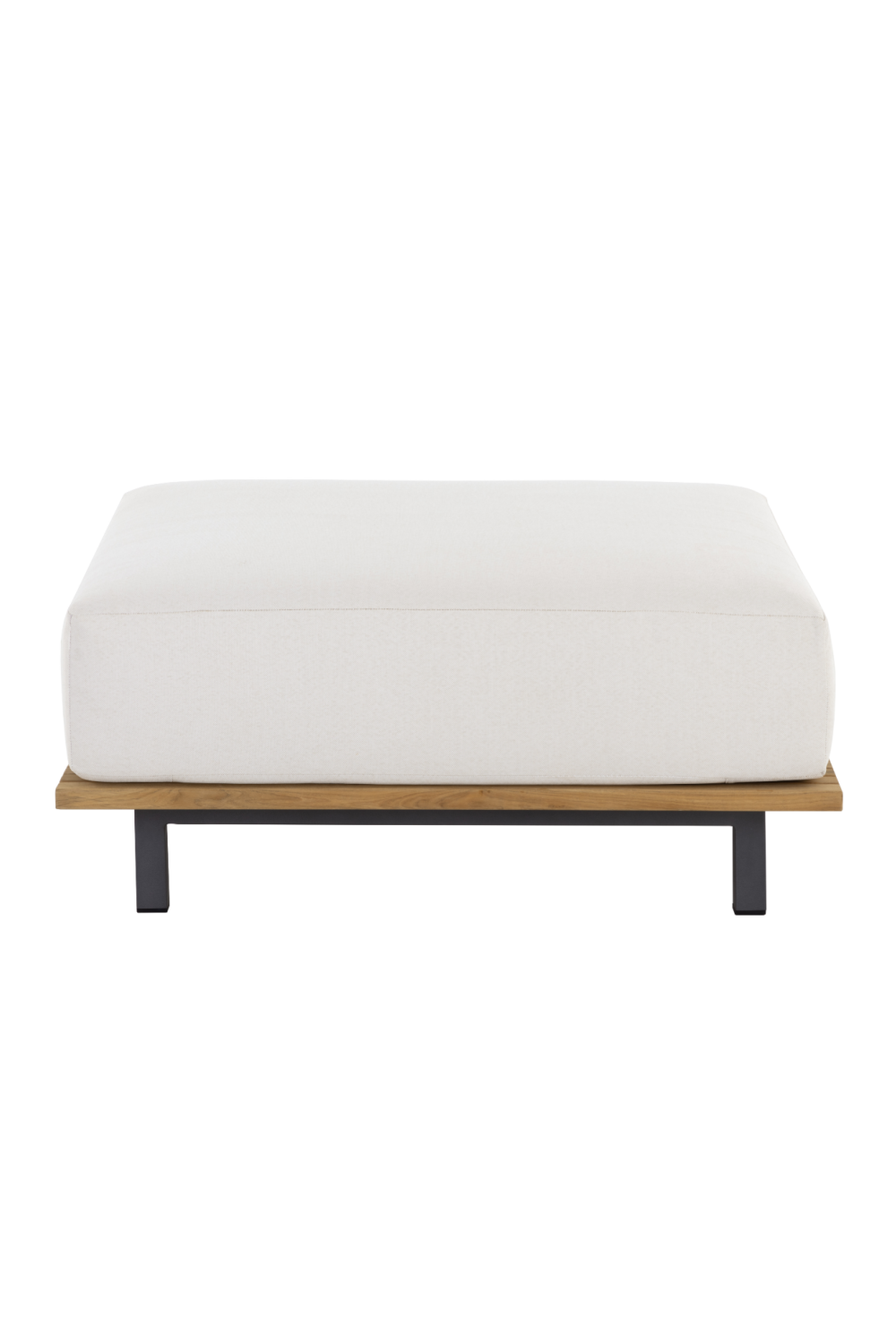 Modern European furniture - Wood Base Upholstered Ottoman - www.oroa.com | Oroa.com