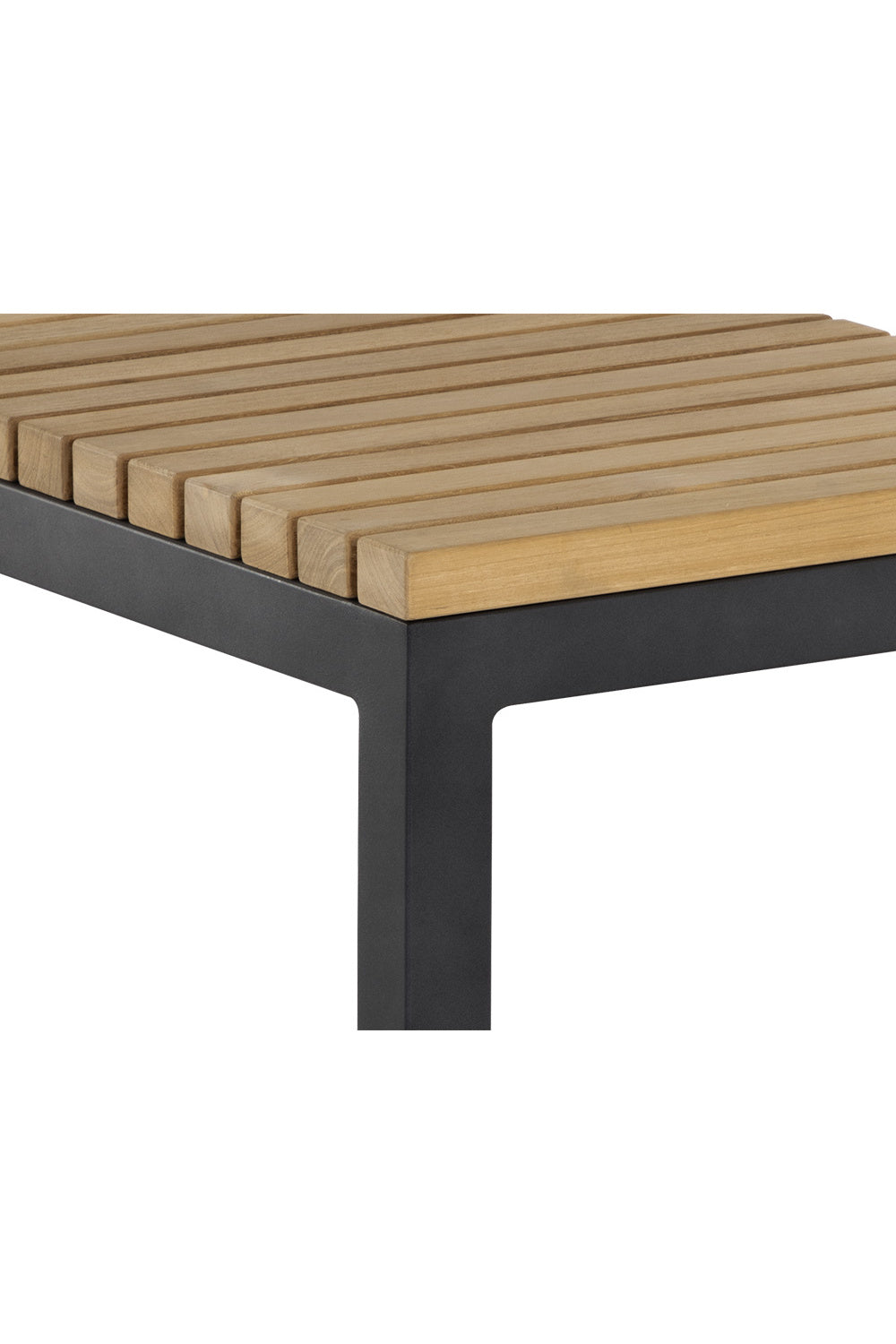 Modern European furniture - C-Shaped Teak Indoor/Outdoor End Table - www.oroa.com | Oroa.com