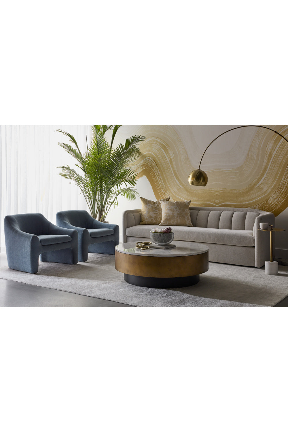Modern European furniture - Mid-Century Blue Lounge Chair - www.oroa.com | Oroa.com