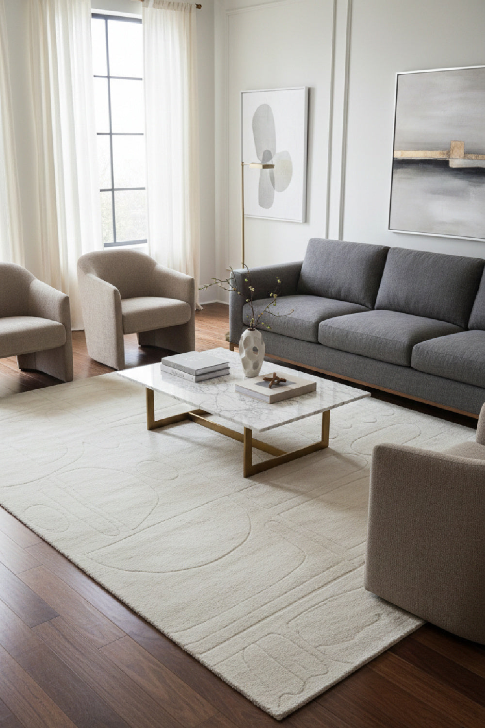 Modern European furniture - Viscose Hand-Loomed Area Rug - www.oroa.com | Oroa.com