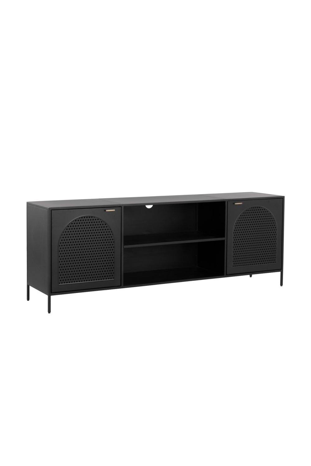Modern European furniture - Black Metal Storage Cabinet - www.oroa.com | Oroa.com