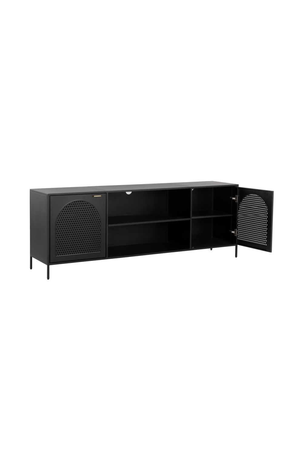 Modern European furniture - Black Metal Storage Cabinet - www.oroa.com | Oroa.com