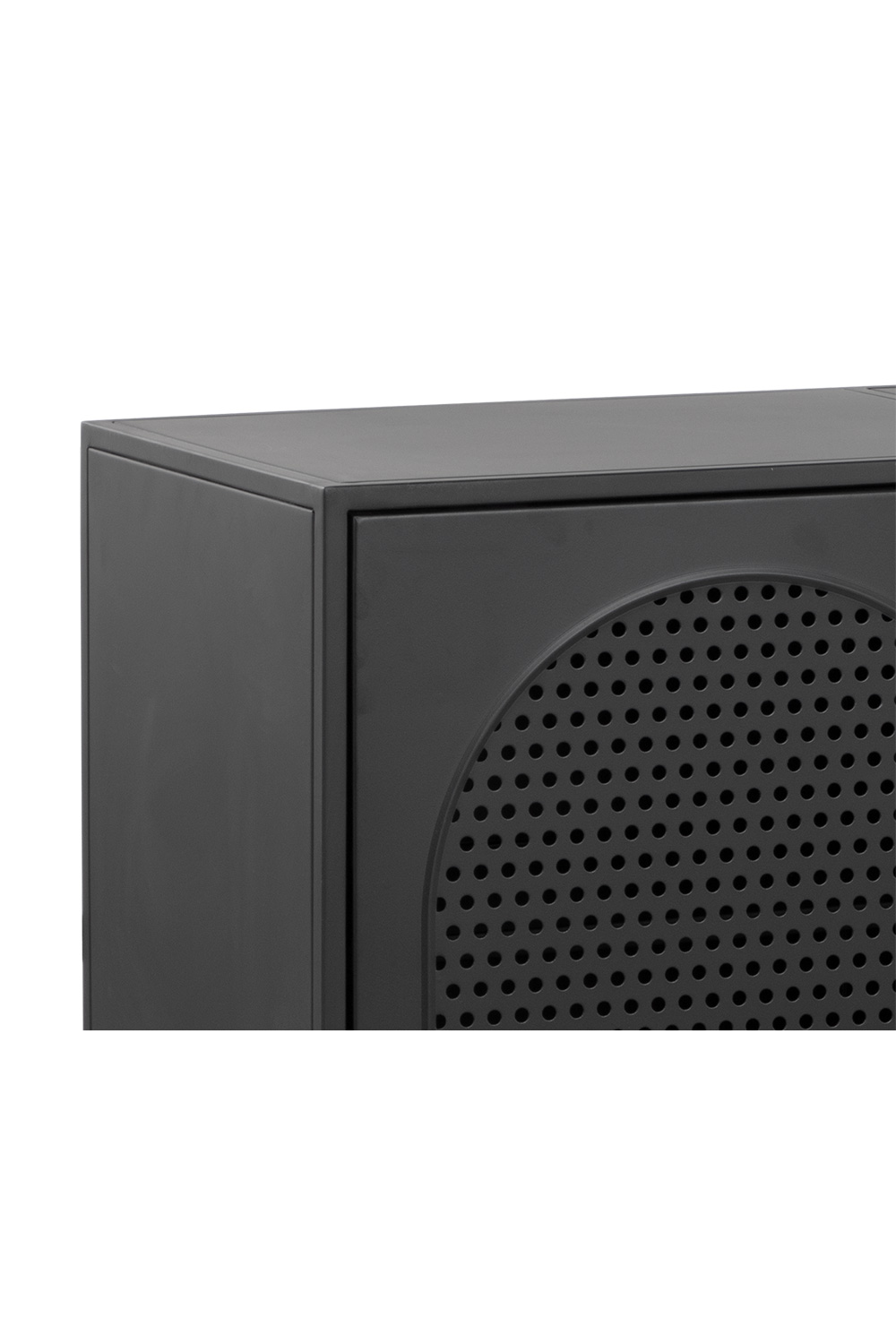 Modern European furniture - Black Metal Storage Cabinet - www.oroa.com | Oroa.com