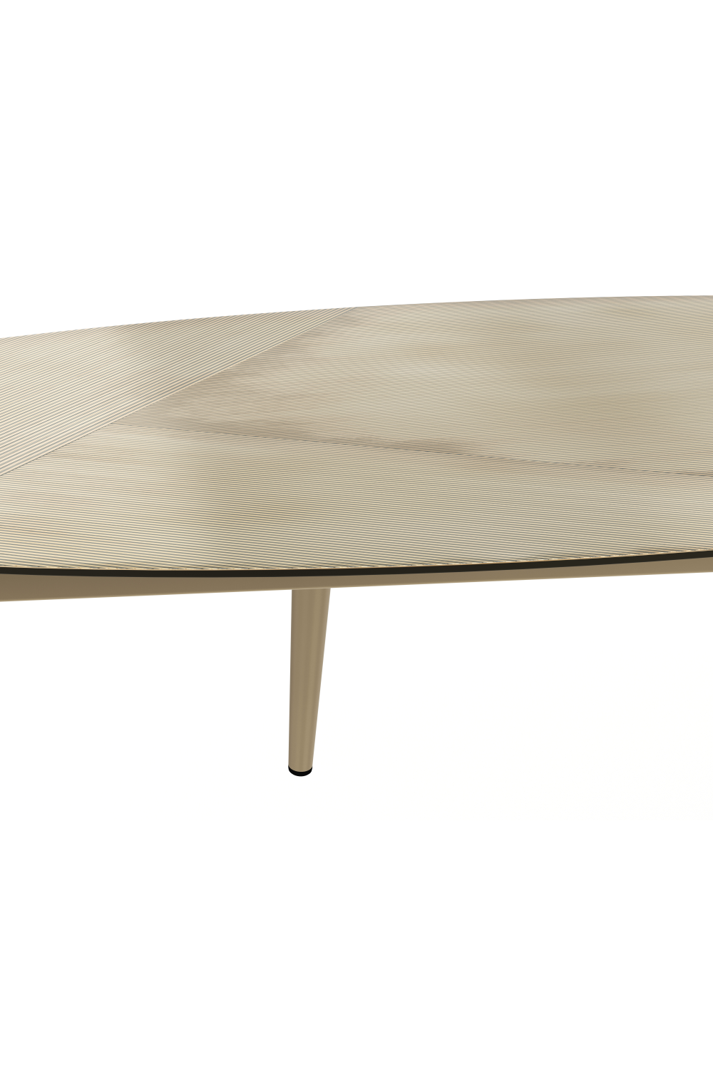 Modern European furniture - Oval Antique Brass Coffee Table - www.oroa.com | Oroa.com