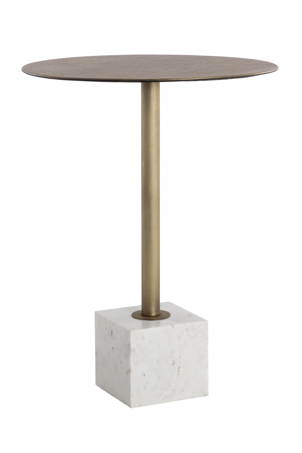Modern European furniture - Marble Round Bar Table - www.oroa.com | Oroa.com
