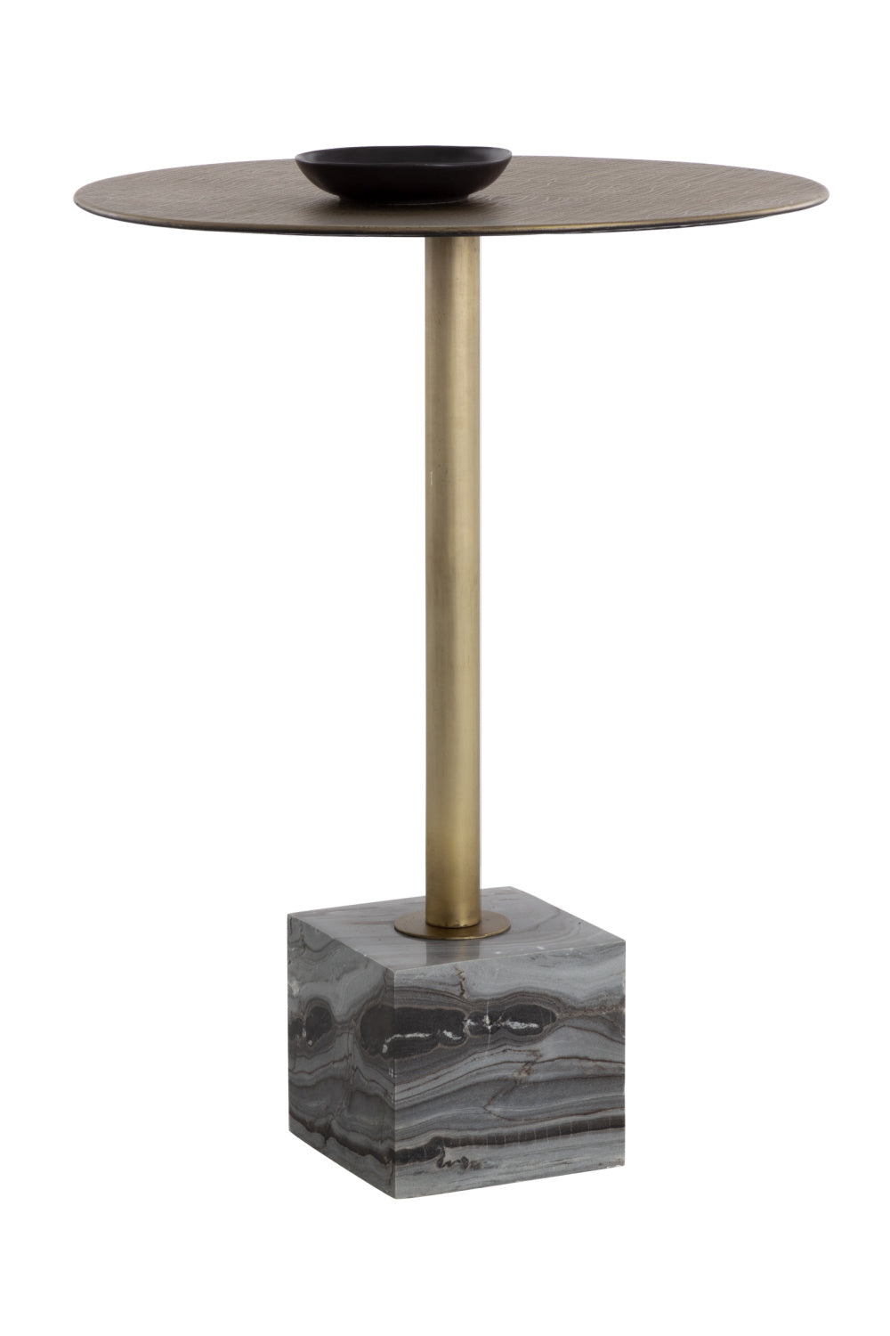 Modern European furniture - Marble Round Bar Table - www.oroa.com | Oroa.com