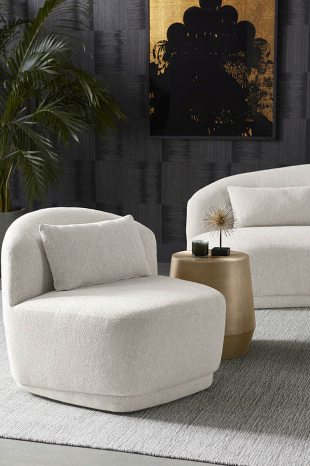Modern European furniture - Etched Aluminum End Table - www.oroa.com | Oroa.com