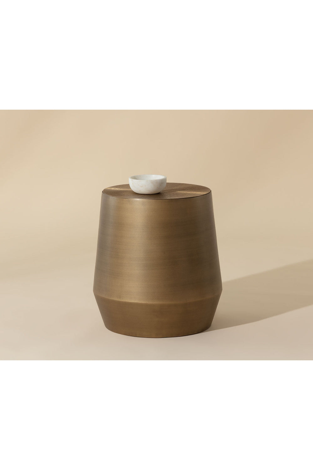 Modern European furniture - Etched Aluminum End Table - www.oroa.com | Oroa.com