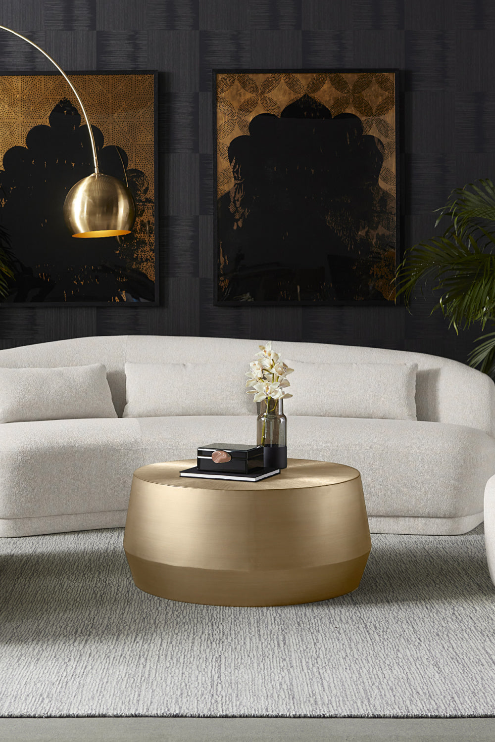 Modern European furniture - Etched Aluminum Coffee Table - www.oroa.com | Oroa.com