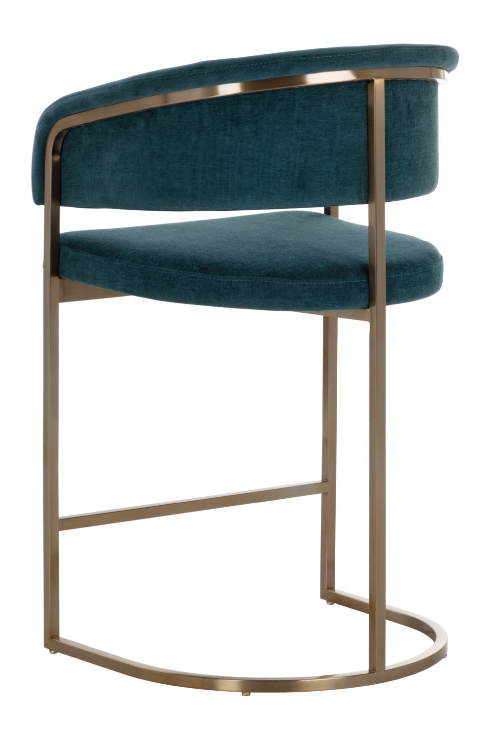 Modern European furniture - Blue Cantilevered Counter Stool - www.oroa.com | Oroa.com