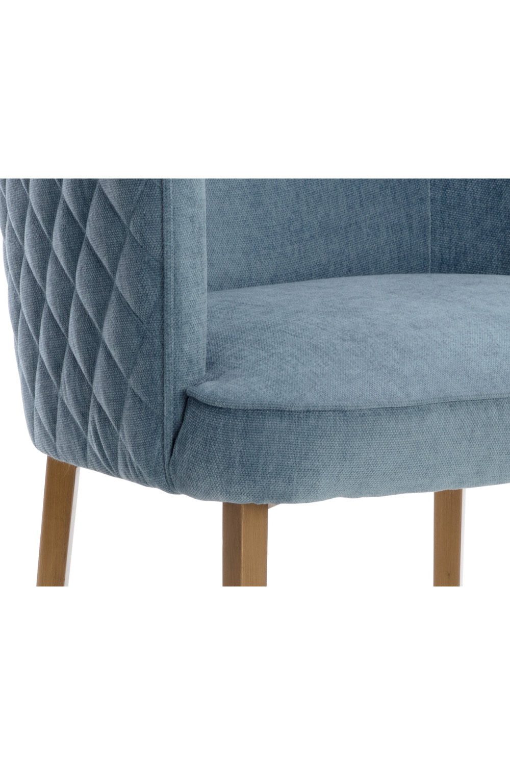 Modern European furniture - Diamond-Stitched Blue Counter Stool - www.oroa.com | Oroa.com