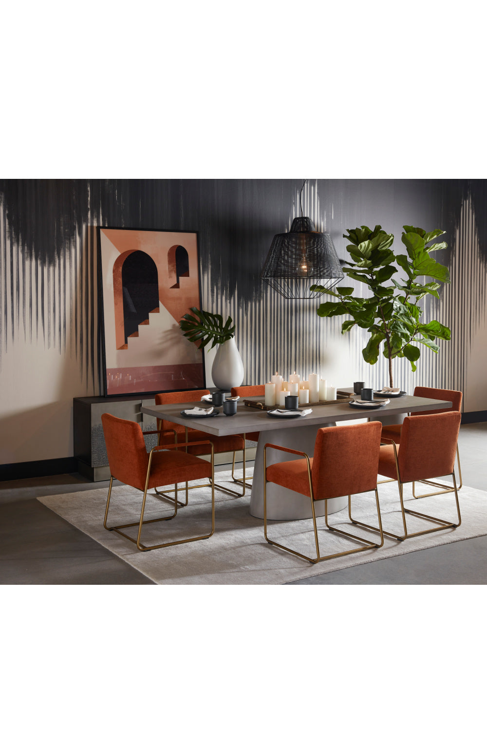 Modern European furniture - Gray Indoor/Outdoor Dining Table - www.oroa.com | Oroa.com