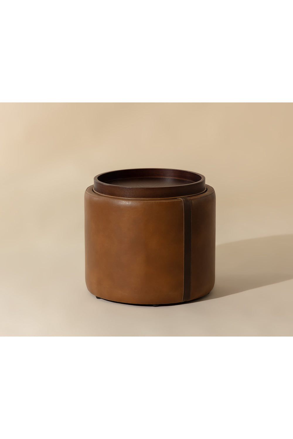 Modern European furniture - Round Storage Ottoman - www.oroa.com | Oroa.com