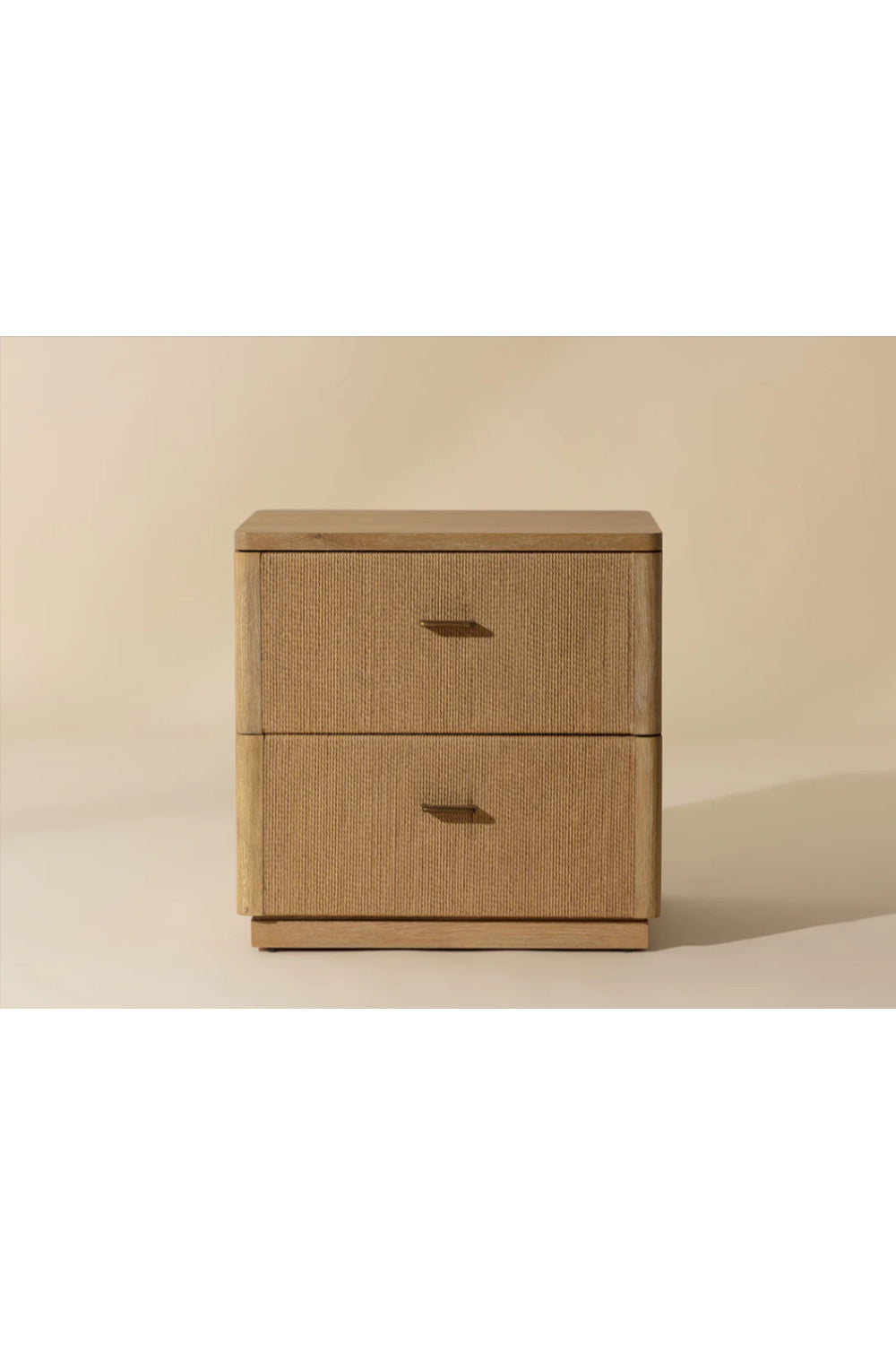 Modern European furniture - Rope Wrapped 2-Door Nightstand - www.oroa.com | Oroa.com