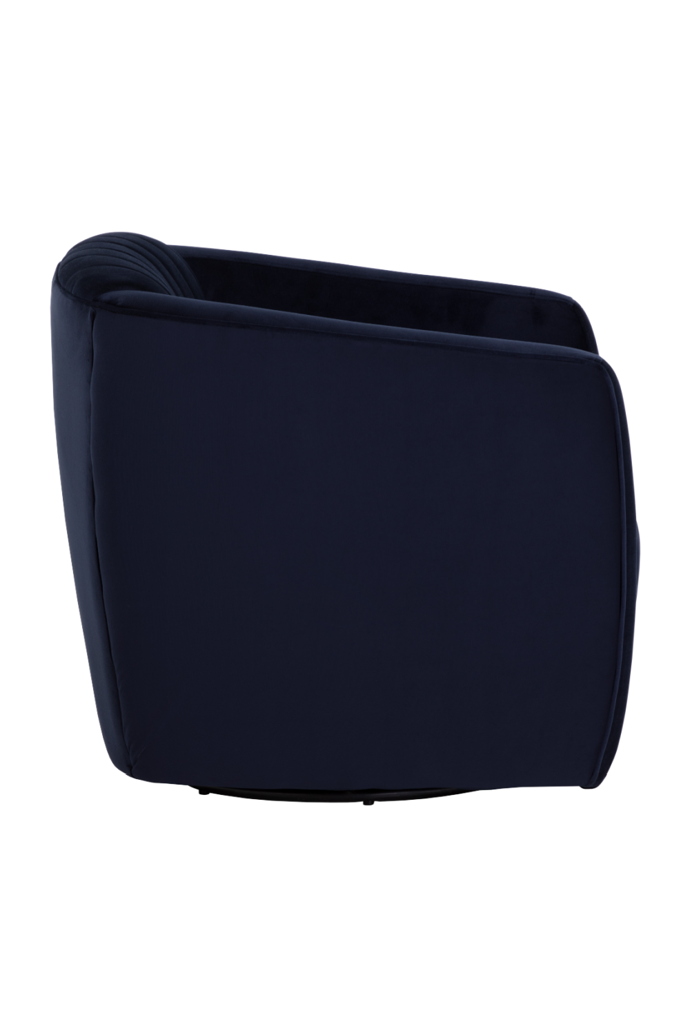 Modern European furniture - Channel Tufted Swivel Lounge Chair - www.oroa.com | Oroa.com
