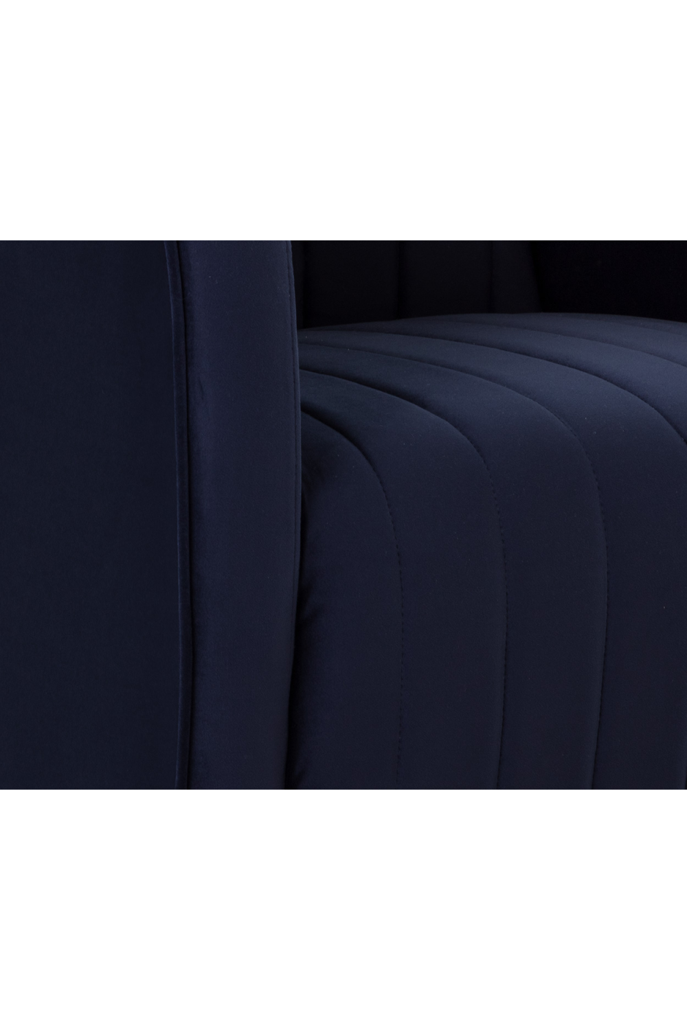 Modern European furniture - Channel Tufted Swivel Lounge Chair - www.oroa.com | Oroa.com