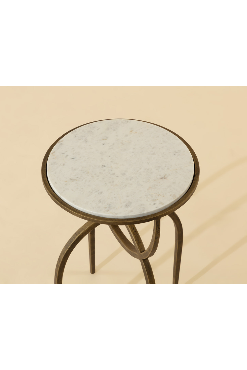 Modern European furniture - Marble Round End Table - www.oroa.com | Oroa.com