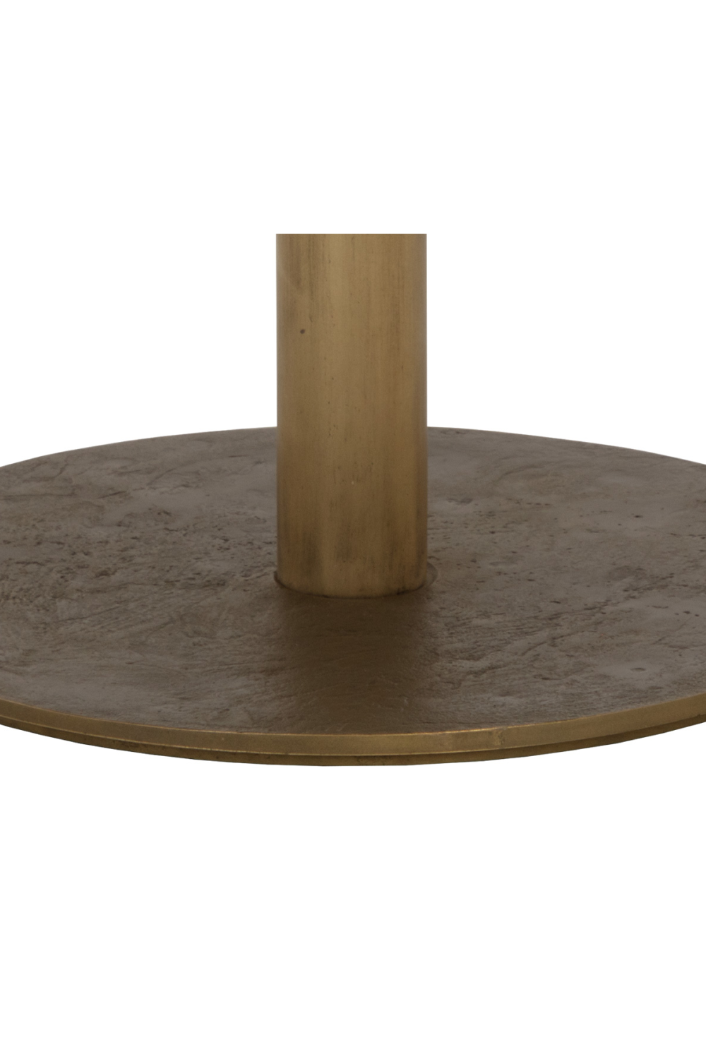 Modern European furniture - Antique Brass Square Bistro Table - www.oroa.com | Oroa.com