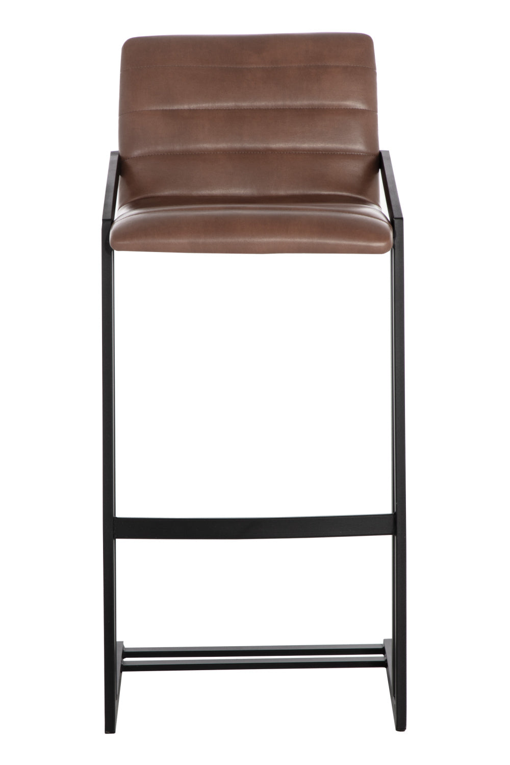 Modern European furniture - Horizontal Channel-Tufted Bar Stools (2) - www.oroa.com | Oroa.com
