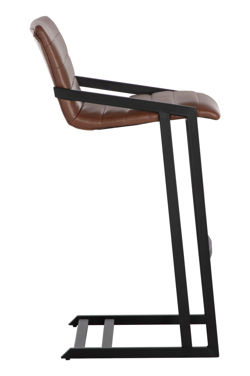 Modern European furniture - Horizontal Channel-Tufted Bar Stools (2) - www.oroa.com | Oroa.com