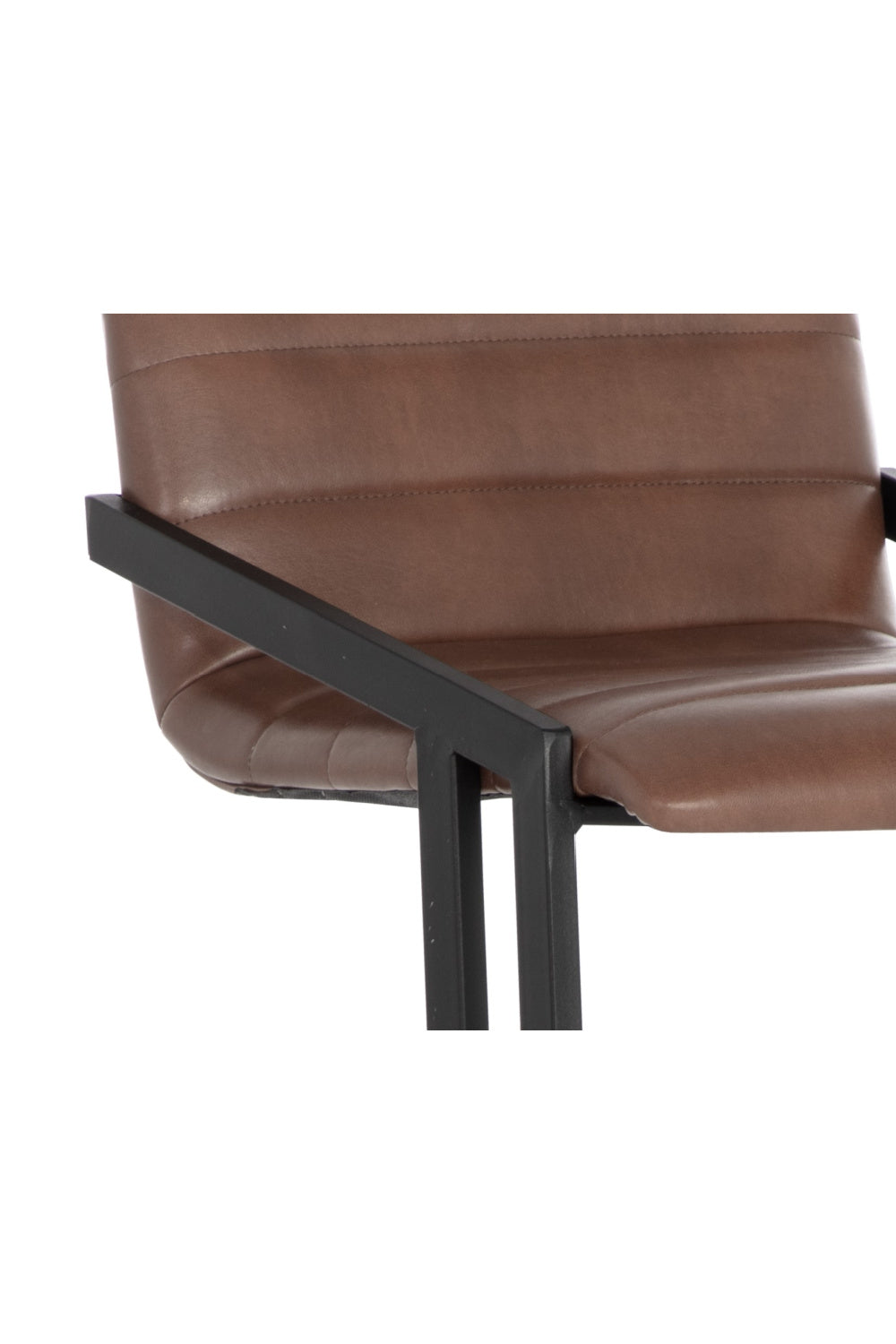 Modern European furniture - Horizontal Channel-Tufted Bar Stools (2) - www.oroa.com | Oroa.com