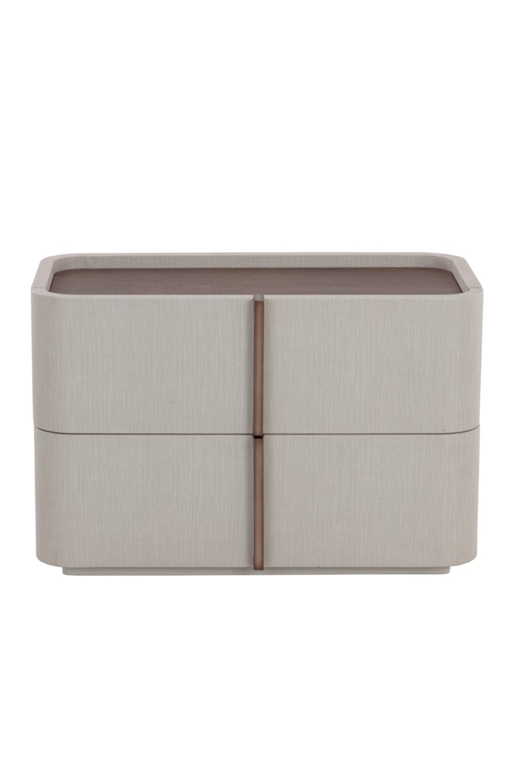 Modern European furniture - Leather-Look 2-Drawer Nightstand - www.oroa.com | Oroa.com