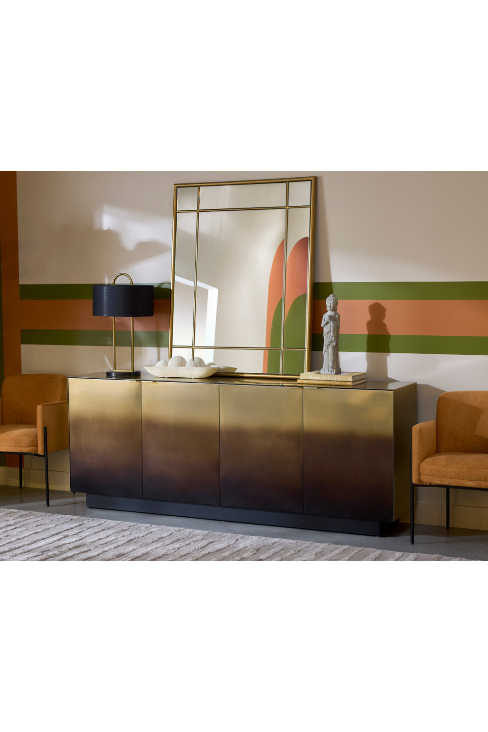 Modern European furniture - Bronze Ombre 4-Door Sideboard - www.oroa.com | Oroa.com