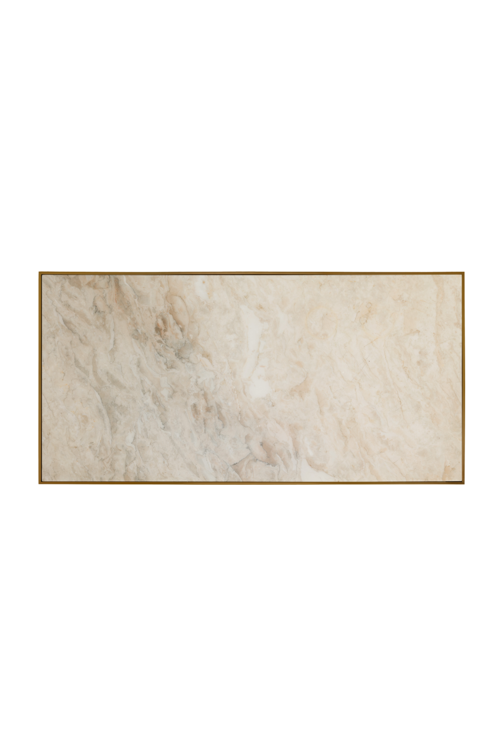 Modern European furniture - Beige Marble Rectangular Coffee Table - www.oroa.com | Oroa.com