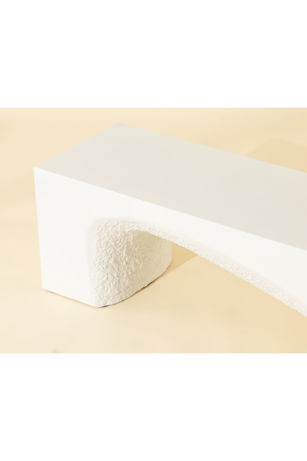 Modern European furniture - Textured Concrete Bench - www.oroa.com | Oroa.com