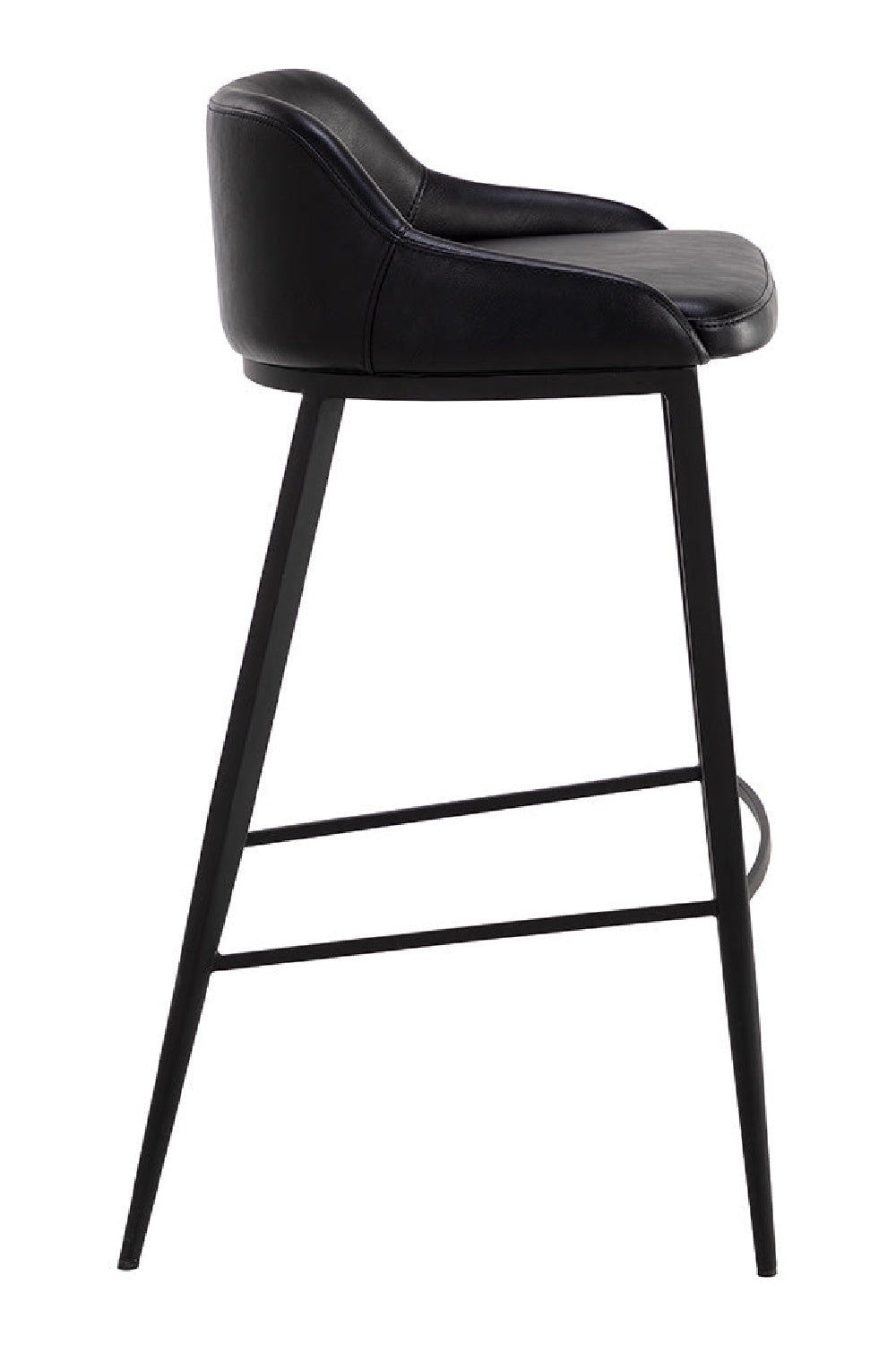 Modern European furniture - Low-Back Leather Look Bar Stool - www.oroa.com | Oroa.com