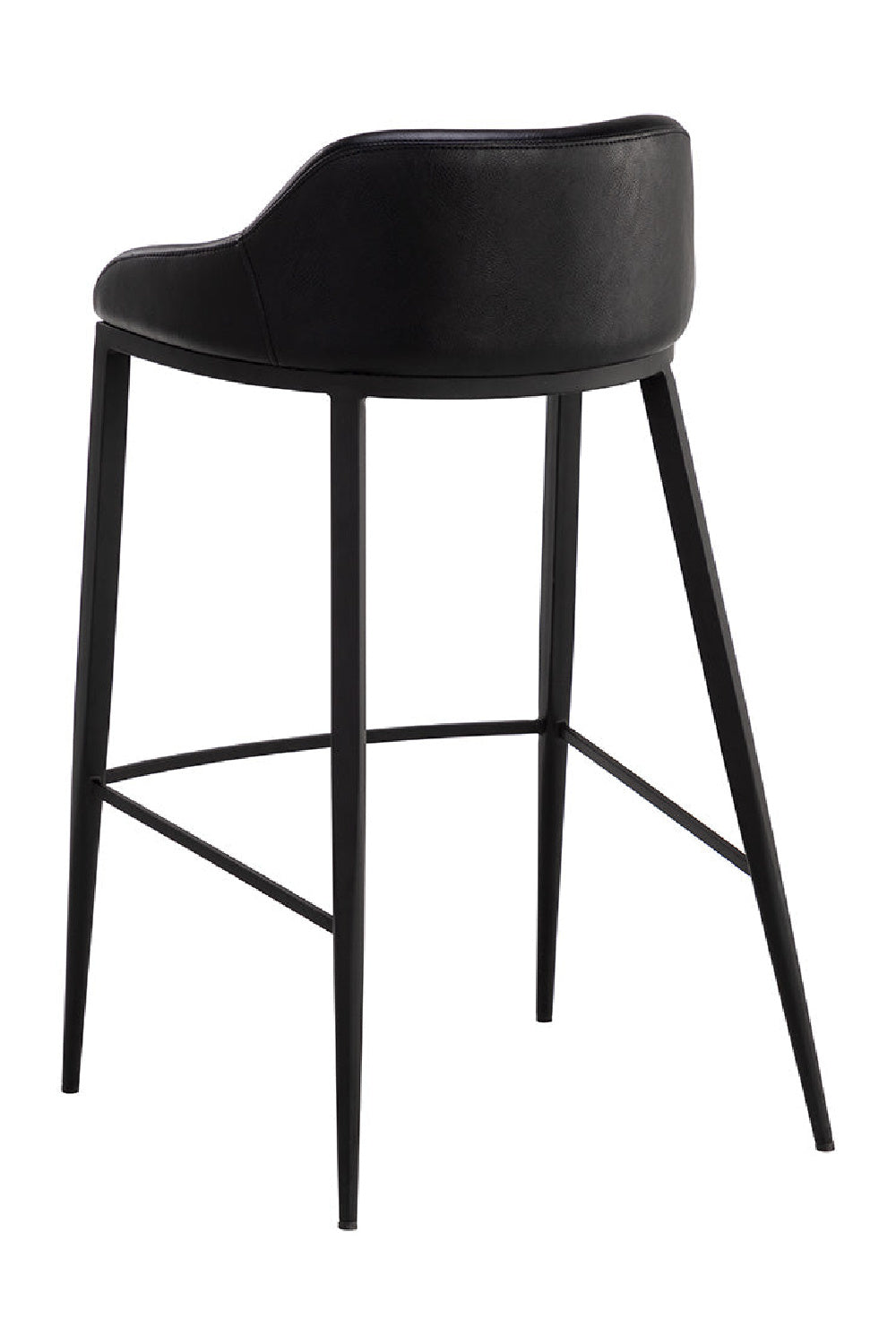 Modern European furniture - Low-Back Leather Look Bar Stool - www.oroa.com | Oroa.com