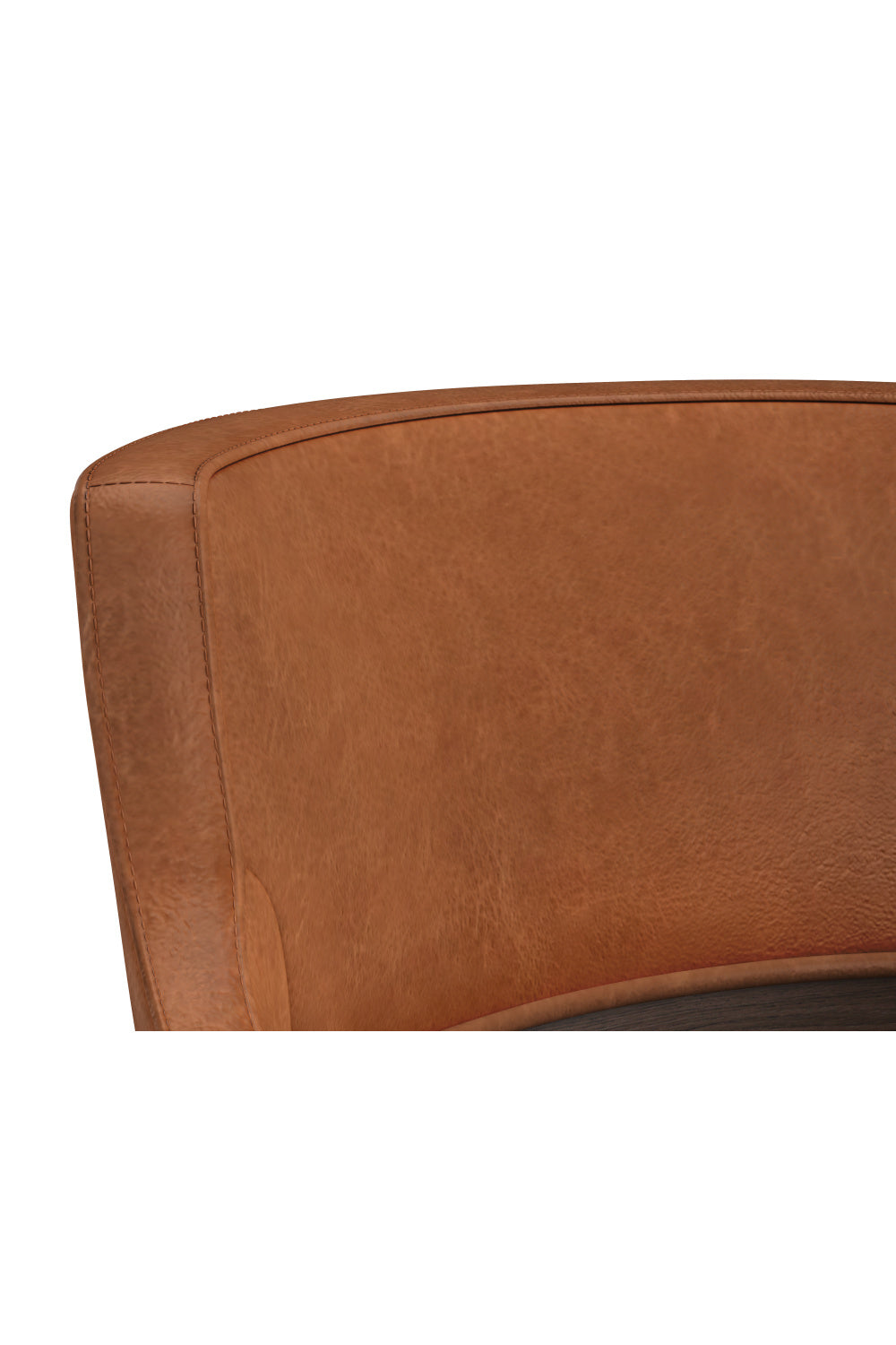 Modern European furniture - Oak Wood Frame Leather Barstool - www.oroa.com | Oroa.com