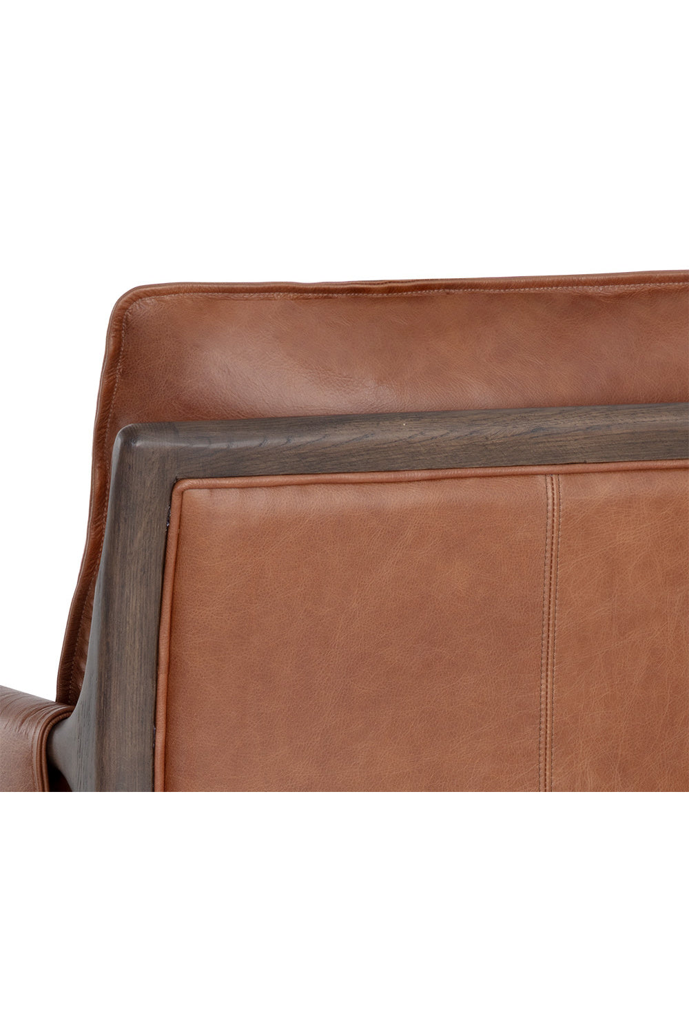 Modern European furniture - Vintage Style Leather Lounge Chair - www.oroa.com | Oroa.com