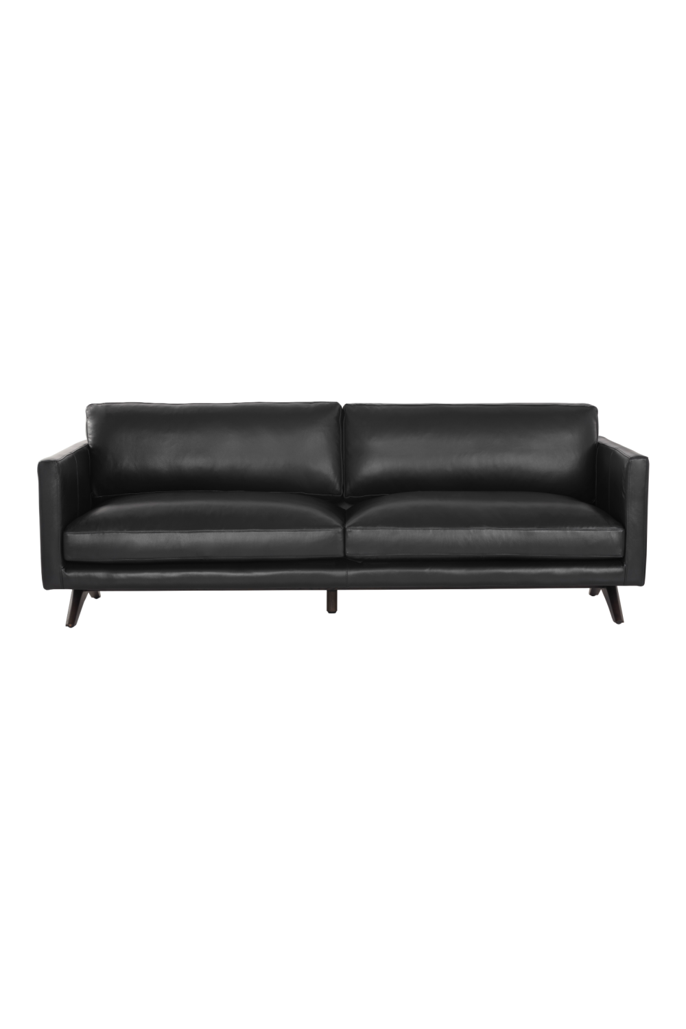Modern European furniture - Retro-Inspired Leather Sofa - www.oroa.com | Oroa.com
