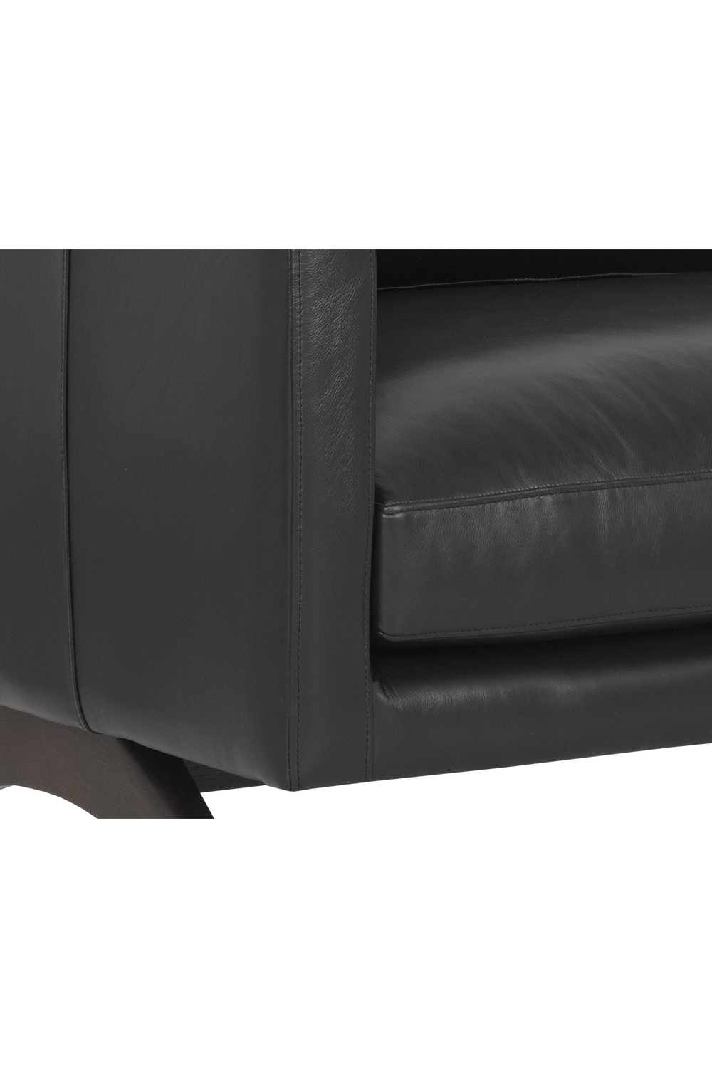 Modern European furniture - Retro-Inspired Leather Sofa - www.oroa.com | Oroa.com