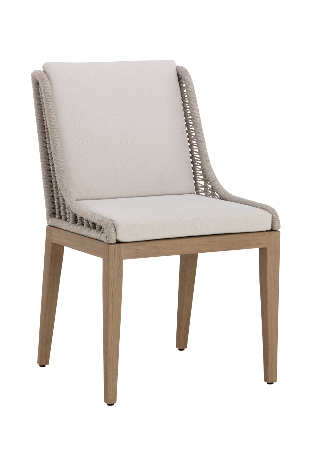 Modern European furniture - Contemporary Indoor/Outdoor Teak & Woven Dining Chair - www.oroa.com | Oroa.com