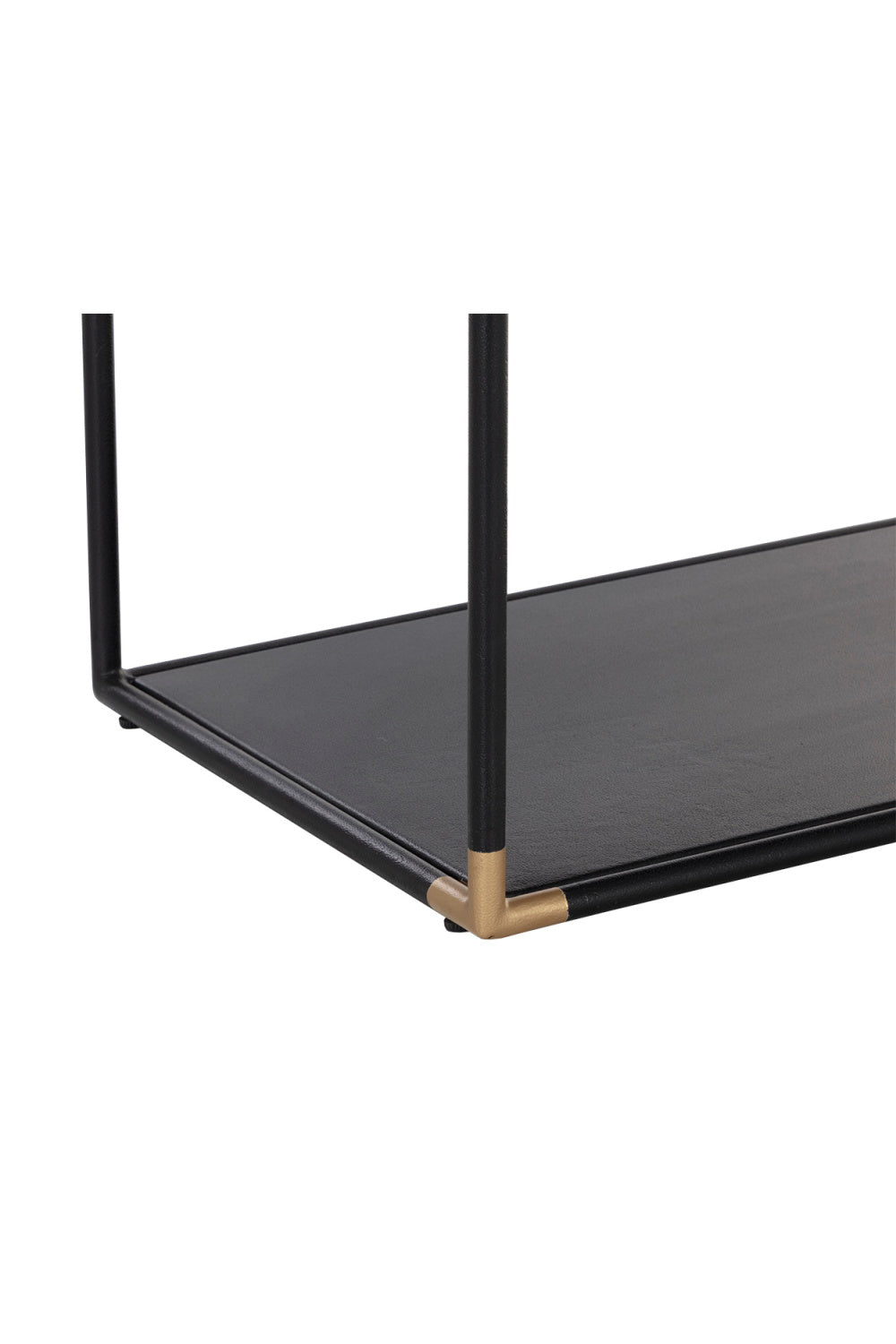 Modern European furniture - Minimalist Black & Brass Nightstand - www.oroa.com | Oroa.com
