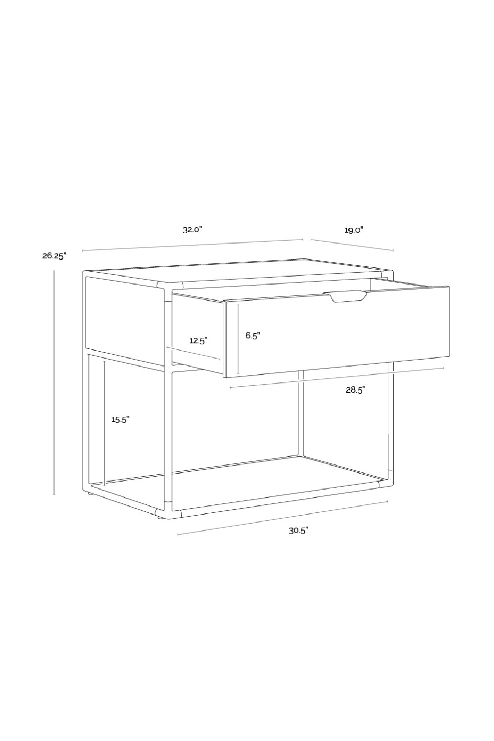 Modern European furniture - Minimalist Black & Brass Nightstand - www.oroa.com | Oroa.com
