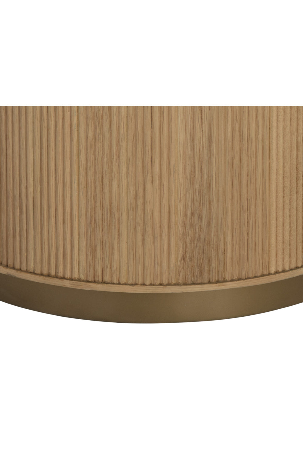 Modern European furniture - Reeded Oak Side Table - www.oroa.com | Oroa.com