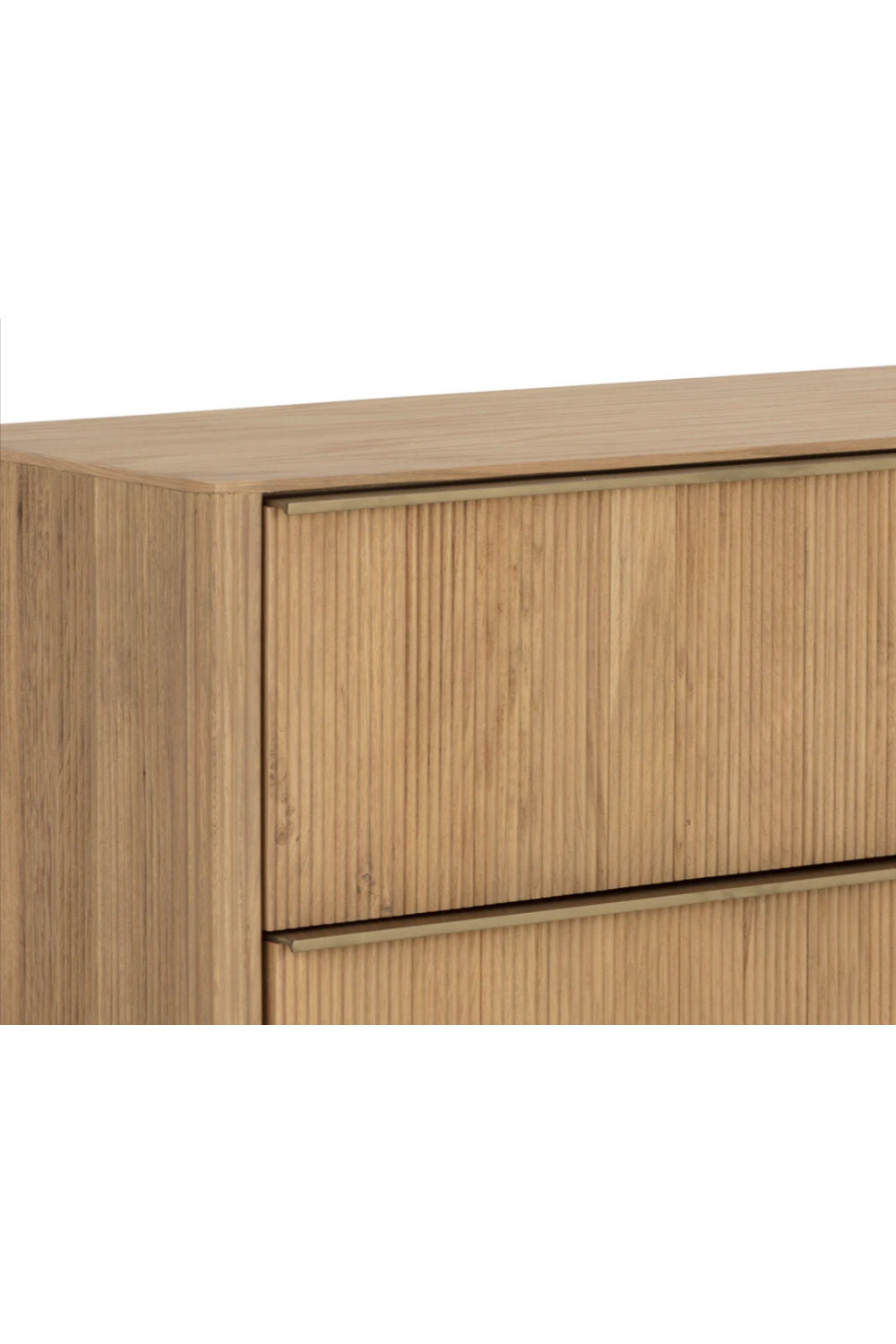 Modern European furniture - Reeded Oak 4-Drawer Dresser - www.oroa.com | Oroa.com