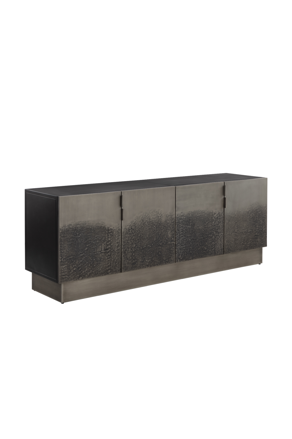 Modern European furniture - Antique Silver 4-Door Sideboard - www.oroa.com | Oroa.com
