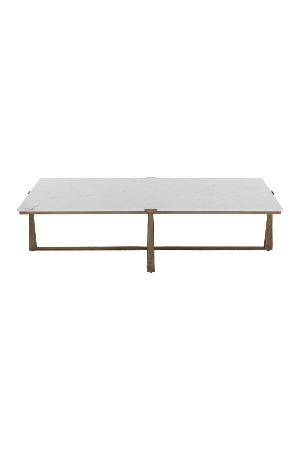 Modern European furniture - Rectangular White Marble Coffee Table - www.oroa.com | Oroa.com