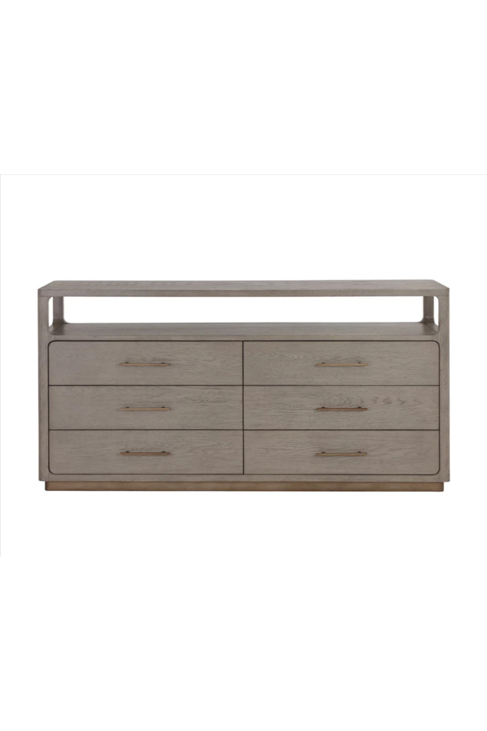 Modern European furniture - 6-Drawer Oak Veneer Dresser - www.oroa.com | Oroa.com